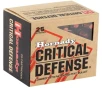 Hornady Critical Defense 38 Special  P Ammunition 110 Grain Flex Tip Expanding - 90311