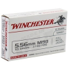 Winchester USA 5 56x45mm NATO M193 Ammunition 55 Grain Full Metal Jacket - WM193K