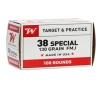 Winchester USA 38 Special Ammo 130 Grain Full Metal Jacket - USA38SPVP