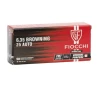 Fiocchi 6 35 Browning 25 ACP AUTO Ammo 50 Grain Full Metal Jacket