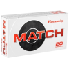 Hornady Match 6 5 Creedmoor Ammunition 140 Grain Extremely Low Drag - 81500