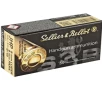 Sellier  amp  Bellot 9mm Ammo 124 Grain Jacketed Hollow Point - SB9D