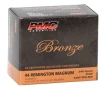 PMC Bronze 44 Remington Magnum Ammunition 240 Grain Truncated Cone Soft Point - 44D