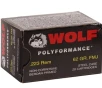 Wolf Polyformance 223 Remington Ammunition 62 Grain Full Metal Jacket - 22362FMJ