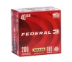 Federal Champion Training 40 S amp W Ammo 180 Grain Full Metal Jacket - WM52232