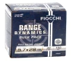 Fiocchi Range Dynamics 5 7x28mm Ammo 40 Grain Full Metal Jacket - 57FMJ40