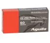 Aguila InterLock 22-250 Remington Ammo 60 Grain Soft Point Boat Tail