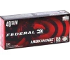 Federal American Eagle 40 S amp W Ammunition 155 Grain Full Metal Jacket - AE40R2
