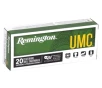 Remington UMC 22-250 Remington Ammo 50 Grain Jacketed Hollow Point