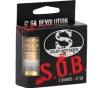 Holey S Ranch SOB 12 Gauge Ammunition 235 Grain 2 3 4 quot  Solid brass Collapsing Slug Smooth Bore No Choke - SOB12GA