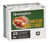 Remington Gun Club Target 12 Gauge Ammo 2 3 4 quot  1 1 8oz   8 Shot Light Case of 250