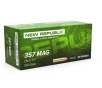 New Republic Training and Range 357 Magnum Ammunition 158 Grain Full Metal Jacket Flat Point - RTR357BR