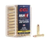 CCI Maxi-Mag 22 WMR Ammo 30 Grain Speer TNT Jacketed Hollow Point - 0063