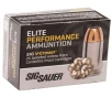 Sig Sauer Elite Performance 45 ACP Auto Ammunition 200 Grain V-Crown Jacketed Hollow Point -  E45AP1-20