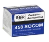 SBR Precision 458 SOCOM Ammunition 300 Grain Full Metal Jacket - SL45865