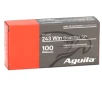 Aguila InterLock 243 Winchester Ammo 100 Grain Boat Tail Soft Point - 8047AG