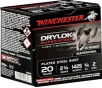 Winchester DryLok Super Steel 20 Gauge Ammo 2 3 4    3 4 oz  2 Plated Steel Shot - XS202