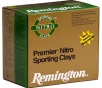 Remington Premier Nitro Sporting Clays 12 Gauge Ammo 2    quot  1     oz  8 Lead Shot     20266