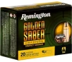 Remington Golden Saber 9mm Ammo 124 Grain Brass Jacketed Hollow Point - 27613