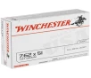Winchester USA 7 62x51mm NATO 147 Grain Full Metal Jacket