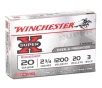 Winchester Super-X 20 Gauge Ammo 2 3 4 quot   3 Buck 20 Pellets - XB203