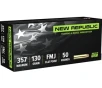 New Republic Training  amp  Range 357 Magnum Ammo 130 Grain Full Metal Jacket Flat Point - NR35713050