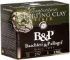 B amp P Sporting Clay Fiber 12 Gauge Ammo 2 3 4 quot  1 oz  8 Lead Shot - 12B1SCF8