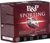 B amp P Sporting 12 Gauge Ammo 2 3 4 quot  1 oz  7 1 2 Lead Shot - 12B1SCL7