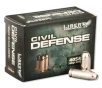 Liberty Civil Defense  40 S amp W Ammo 60 Grain Fragmenting Copper Hollow Point Lead-Free