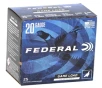 Federal Game Load HB 20 Gauge Ammo 2-3 4 quot  1oz  6 Shot 250 Rounds