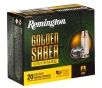 Remington Golden Saber 40 S amp W Ammo 165 Grain Brass Jacketed Hollow Point - 27607