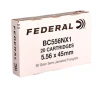 Federal 5 56x45mm NATO Ammo 50 Grain Semi Jacketed Frangible - BC556NX1