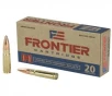 FRONTIER CARTRIDGE  LAKE CITY  300 BLACKOUT  125 GRAIN  FULL METAL JACKET  20 ROUND BOX