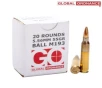 Global Ordnance 5 56x45mm NATO 55gr FMJ Ammo