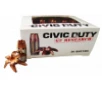 Civic Duty Copper Expansion Projectile 168 gr 45 ACP P Handgun Ammo - 20 Round Box