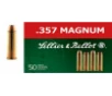 Lead Flat Nose 158 gr 357 Magnum Handgun Ammo - 50 Round Box