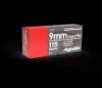 Target   Range Full Metal Jacket 115 gr 9mm Luger Handgun Ammo - 50 Round Box