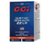 Quiet-22 Lead Round Nose 45 gr 22 Long Rifle Rimfire Ammo - 50 Round Box