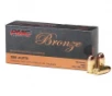 Bronze Full Metal Jacket 90 gr 380 ACP Handgun Ammo - 50 Round Box