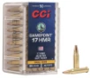 GamePoint Jacketed Soft Point 17 HMR Rimfire Ammo - 50 Round Box