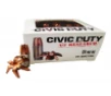 Civic Duty Hollow Point 9mm Handgun Ammo - 20 Round Box