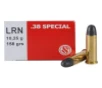 Lead Round 158 gr 38 Special Handgun Ammo - 50 Round Box