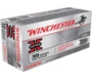 Super-X Match Lead Semi Wadcutter 158 gr 38 Special Handgun Ammo - 50 Round Box