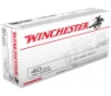 USA Full Metal Jacket 180 gr 40 S W Handgun Ammo - 50 Round Box