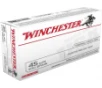 USA Jacketed Hollow Point 230 gr 45 ACP Handgun Ammo - 50 Round Box