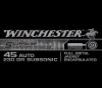 Super Suppressed Full Metal Jacket 230 gr 45 ACP Handgun Ammo - 50 Round Box