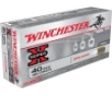 Super X Winclean Brass Enclosed Base 180 gr 40 S W Handgun Ammo - 50 Round Box