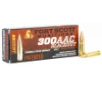 Tumble Upon Impact  TUI  Solid Copper Spun 115 gr 300 AAC Blackout Rifle Ammo - 20 Round Box