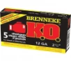 KO Slug 2-3 4  12 Gauge Shotgun Ammo - 5 Round Box