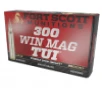 TUI Solid Copper Spun 175 gr 300 Winchester Magnum Rifle Ammo - 20 Round Box